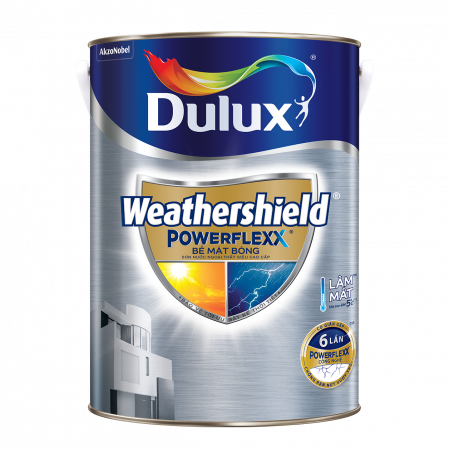 Dulux Weathershield Powerflexx Bề Mặt bóng
